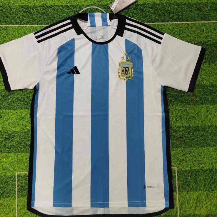 ♡ READY STOK TIDAK BISA COD BAJU BOLA JERSEY ARGENTINA HOME 2022 JERSEY PIALA DUNIA BAJU BOLA PIALA 