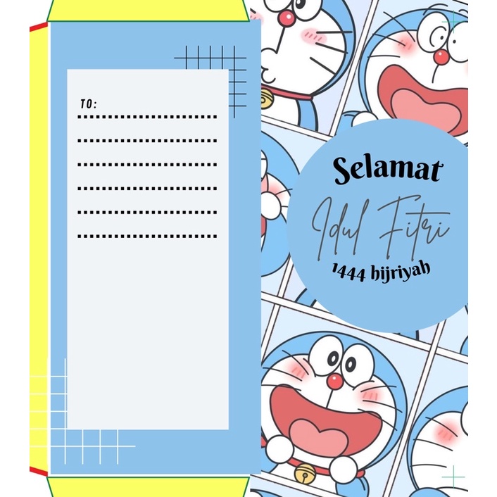 

amplop lebaran (pendek) doraemon (10pcs)