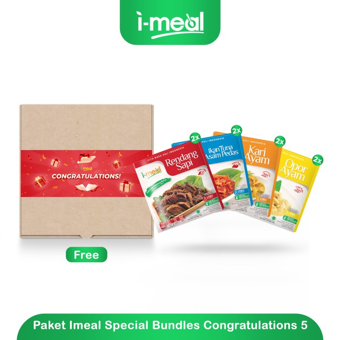 

Paket I-Meal Special Bundles Congratulations 5