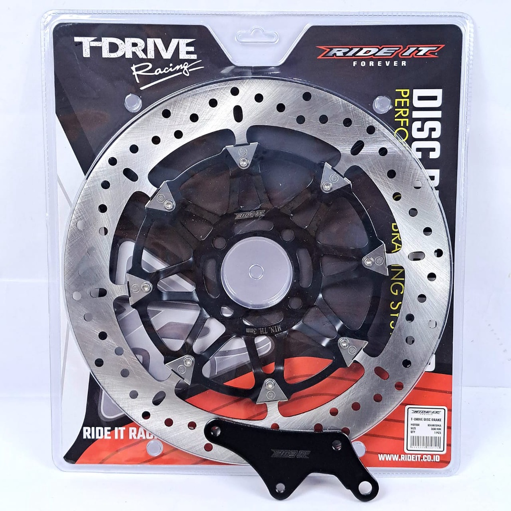 Piringan Cakram Karisma Disk Depan Kharisma, Supra X 125 CS1 Supra Fit New lebar 300 MM RIDE IT