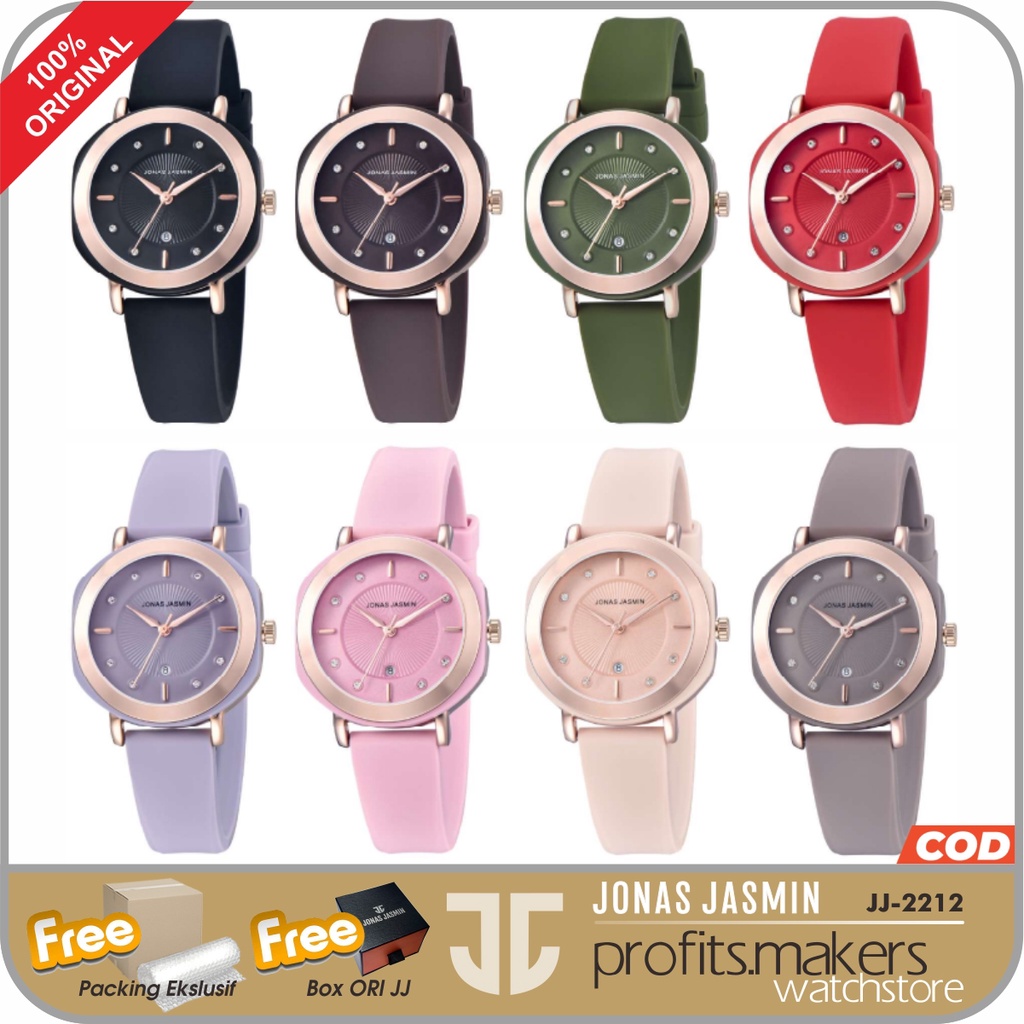 JONAS JASMIN JJ 2212 / JJ-2212 / JJ2212  Watch Jam Tangan Wanita ORIGINAL