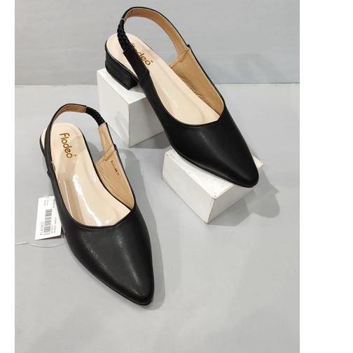 Terlaris Sandal Wanita Hak 3 cm Fladeo Tali Belakang ⁑fph❀