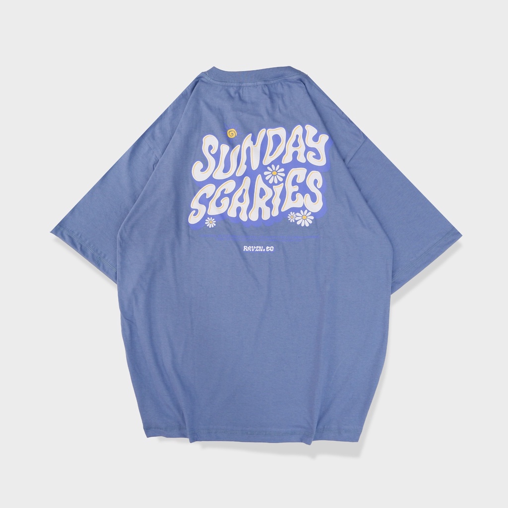 Kaos Oversize Sunday Series // pria dan wanita