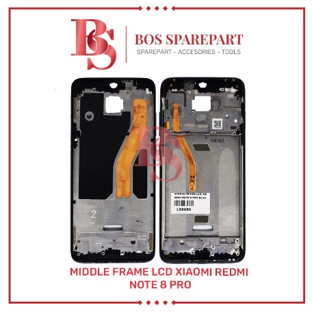 MIDDLE FRAME LCD XIAOMI REDMI NOTE 8 PRO BLACK