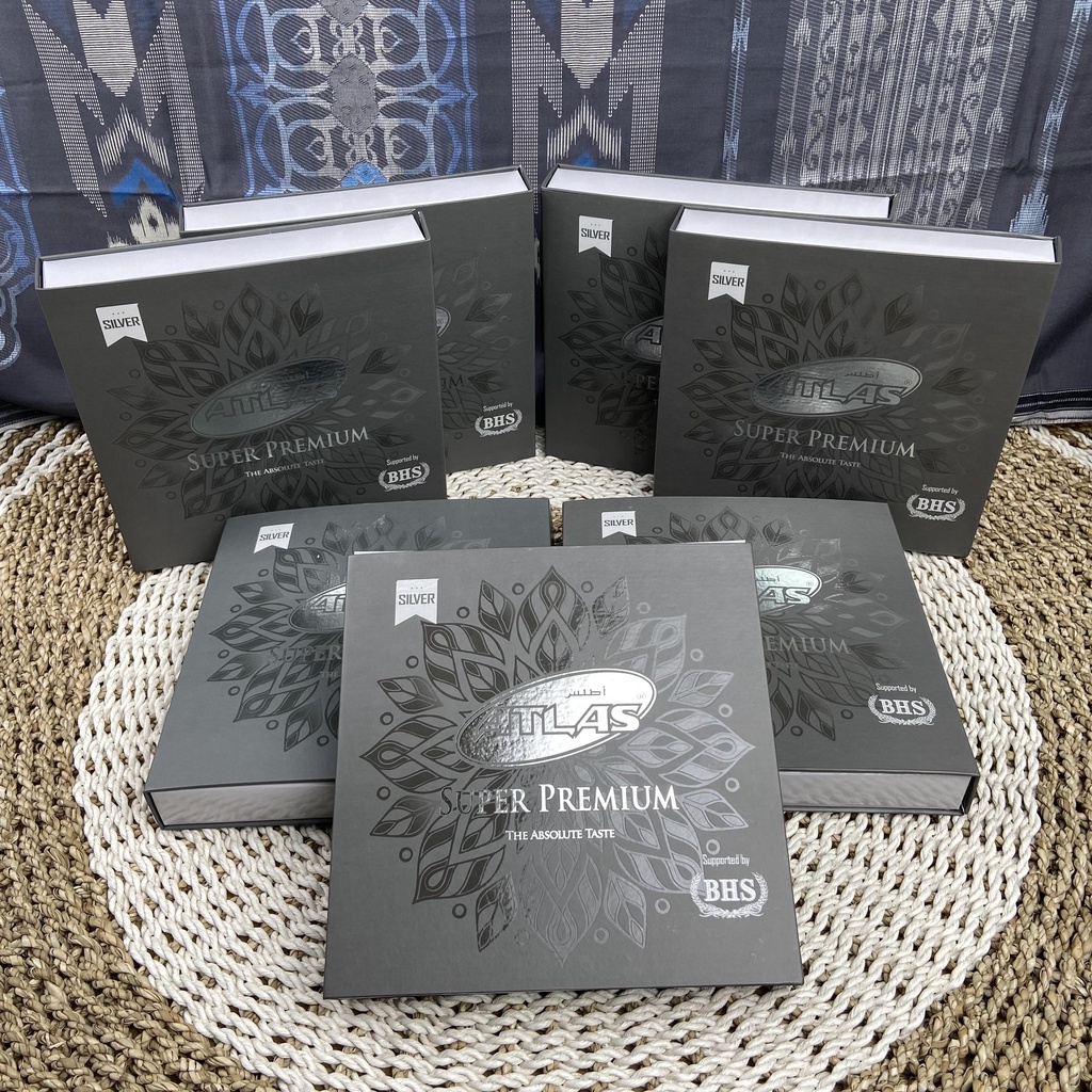 Ahwarumi - Sarung Atlas Super Premium Silver 920 Motif BHS