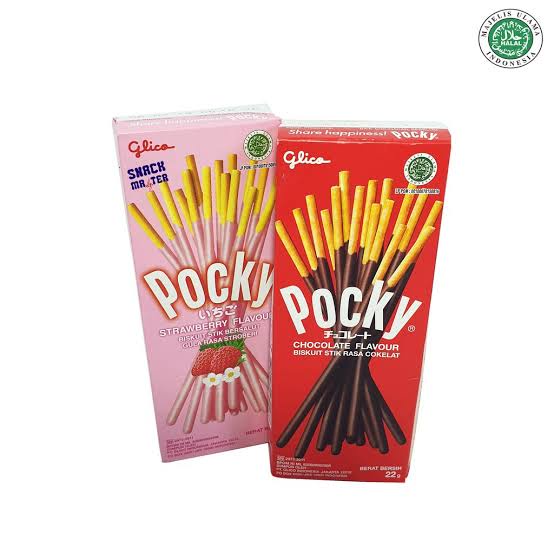 

pocky glico per pcs rasa coklat, strawberry, cookies and cream