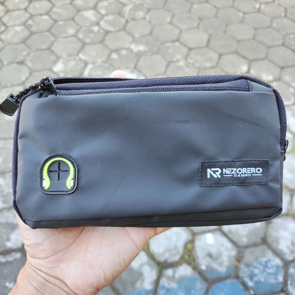 NEZORERO - Tas Selempang Hanging 2in1 Wallet Tas HP Dompet HP 4 Slot Kartu Natc