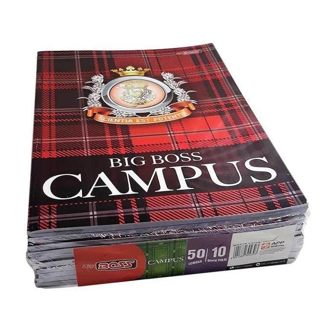 

Sidu Sinar Dunia Bigboss Buku Tulis Campus 50 Lembar Pak Isi 10 Buku