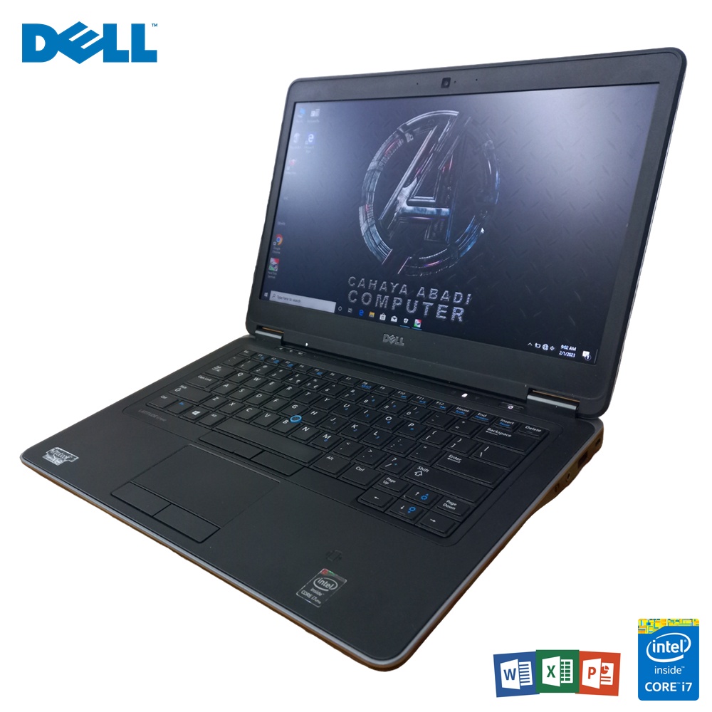 Laptop Core i7 Slims MURAH Dell 7440 4th Gen RAM 16GB