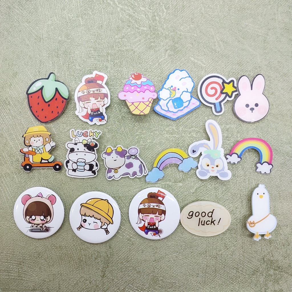 BROSS LUCU MURAH / PIN BROSS ANIMASI LUCU IMUT MURAH / PIN BROSS TAS KOREA MURAH / PIN BROSS TAS / ASTHETIC KOREAN BROSS CUTE / CUTE PIN BROSS / KOREAN PIN BROSS MURAH / PIN BROSS AKRILIK KARTUN/ ACCESORIES BROSS PIN KARTUN AKRILIK UNIK ESTETIK LUCU MURAH