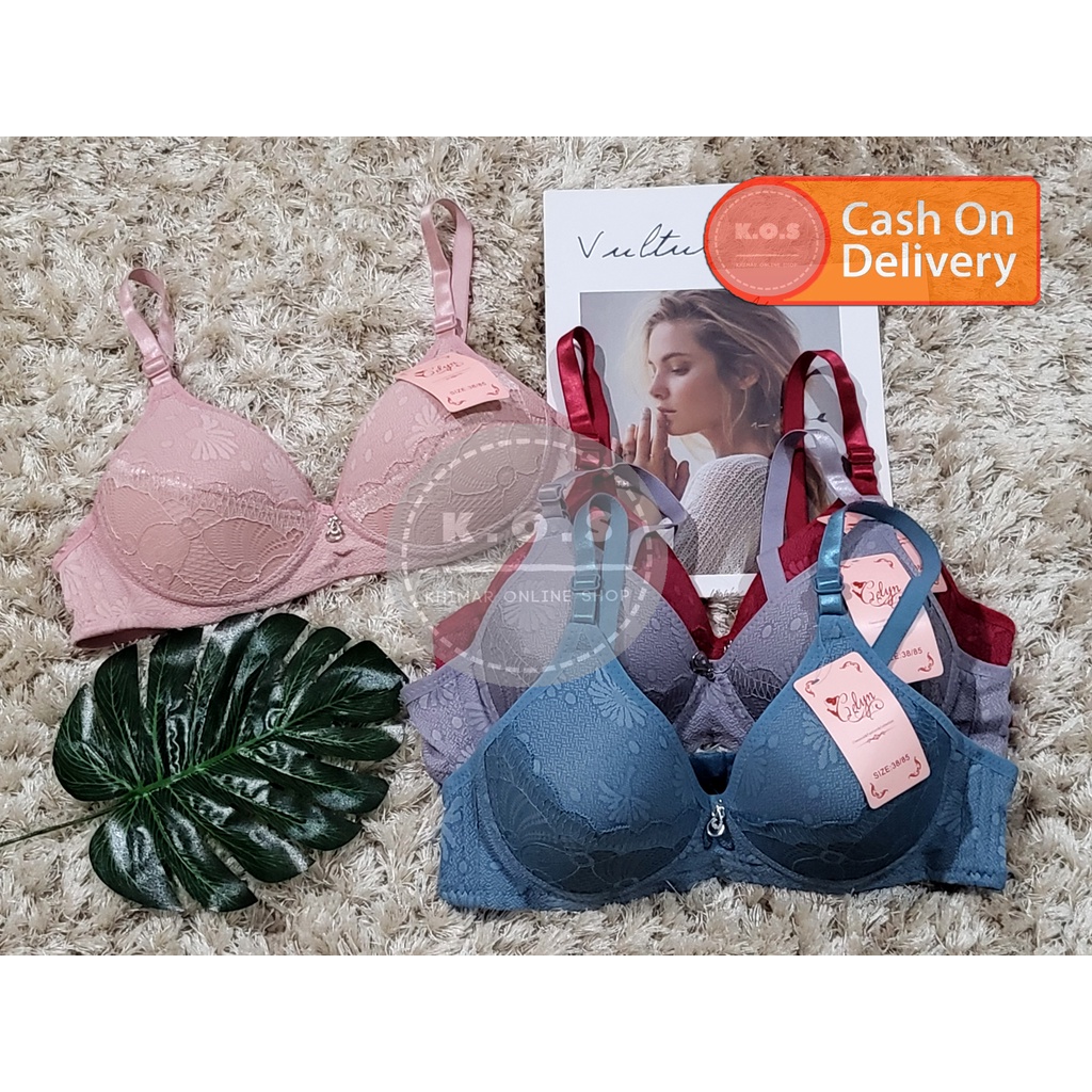 Bra bh impor tanpa kawat busa tipis kait 2