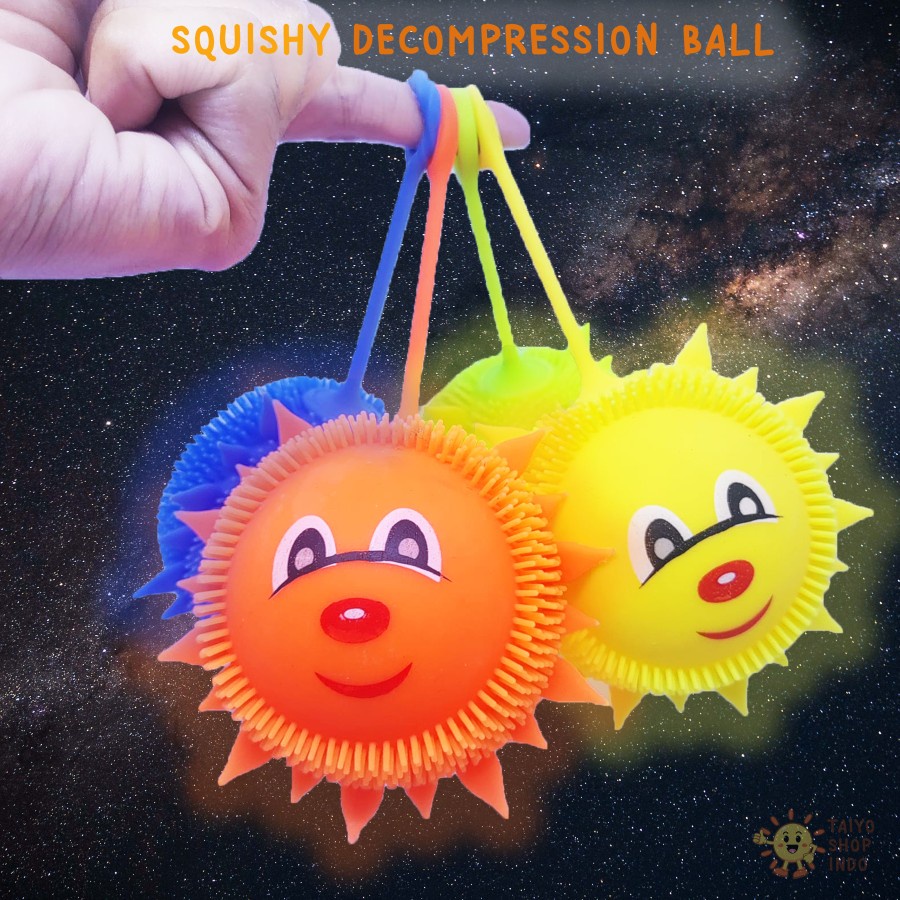 Squishy Ball Yoyo - LED - Soft Rubber