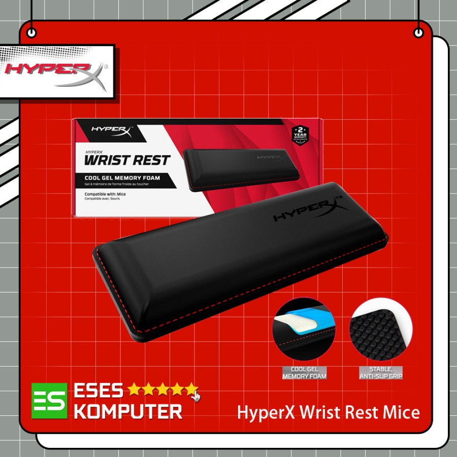 Wristpad HyperX For Mice With Cool Gel Memory Foam | Palm Rest