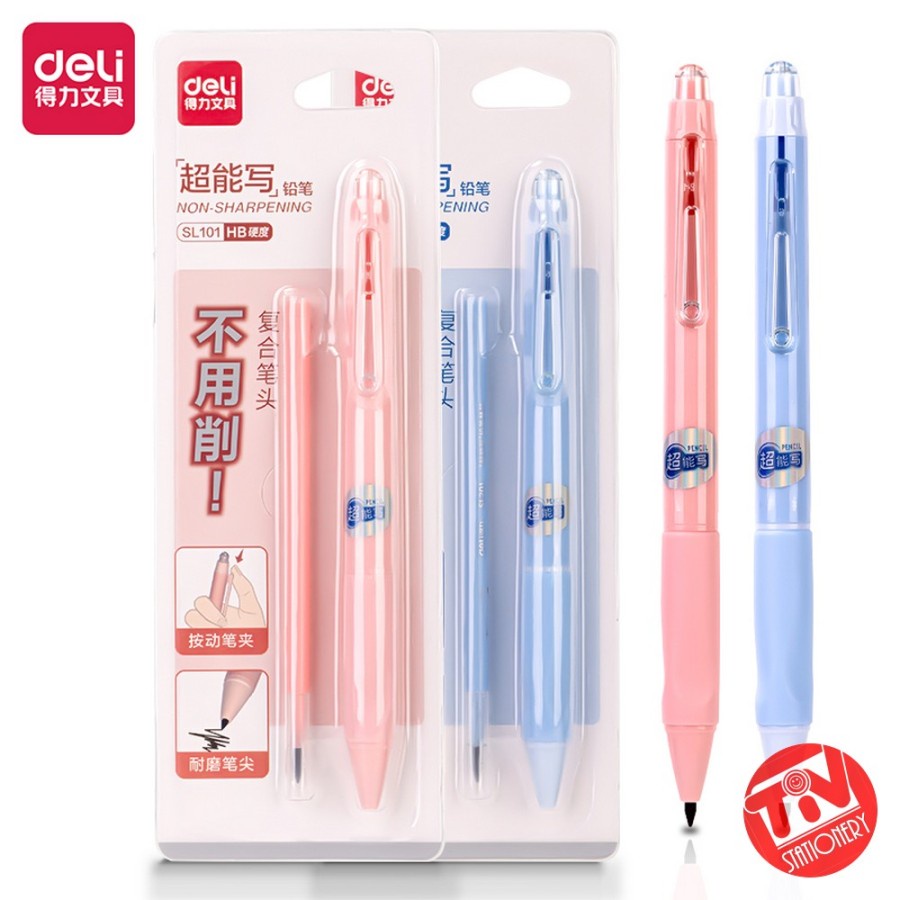 

Pensil Eternal Deli Infinity Non-Sharpening Pencil (tdk perlu diraut)
