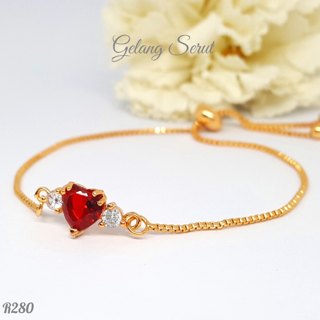 PGX Gelang Tangan Xuping Wanita Perhiasan Lapis Emas Aksesoris Fashion Premium - R280