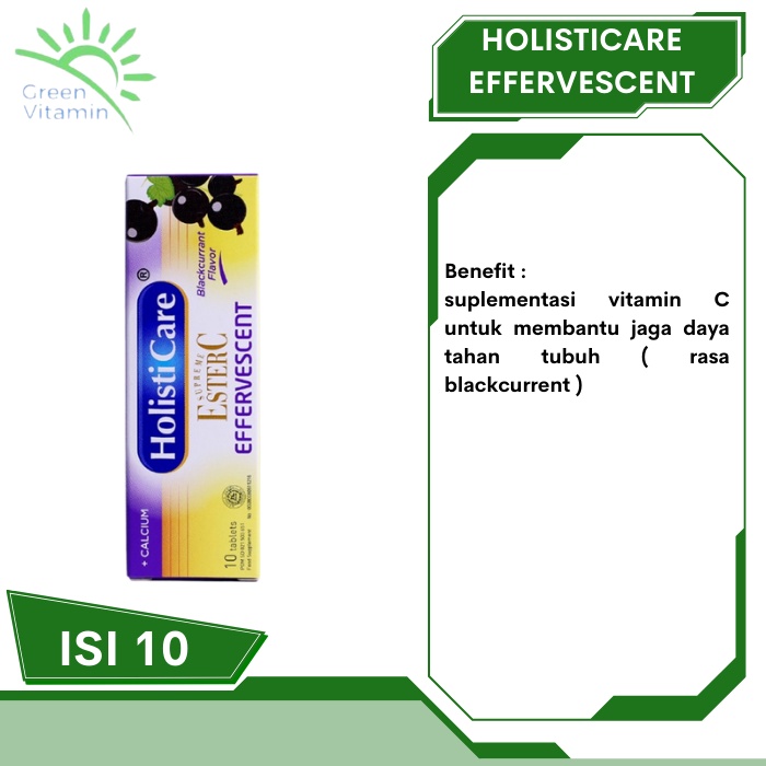 Ester C HolistiCare Effervescent Blackcurrant