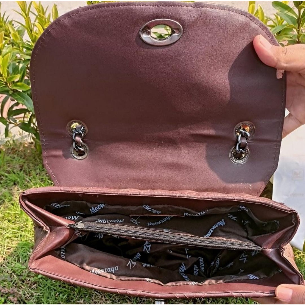 #IDH FASHION# Slingbag Wanita ELEGANT!! Tas selempang, tas bahu tali rantai ulir  wanita tas fashion tas cantik tas kekinian