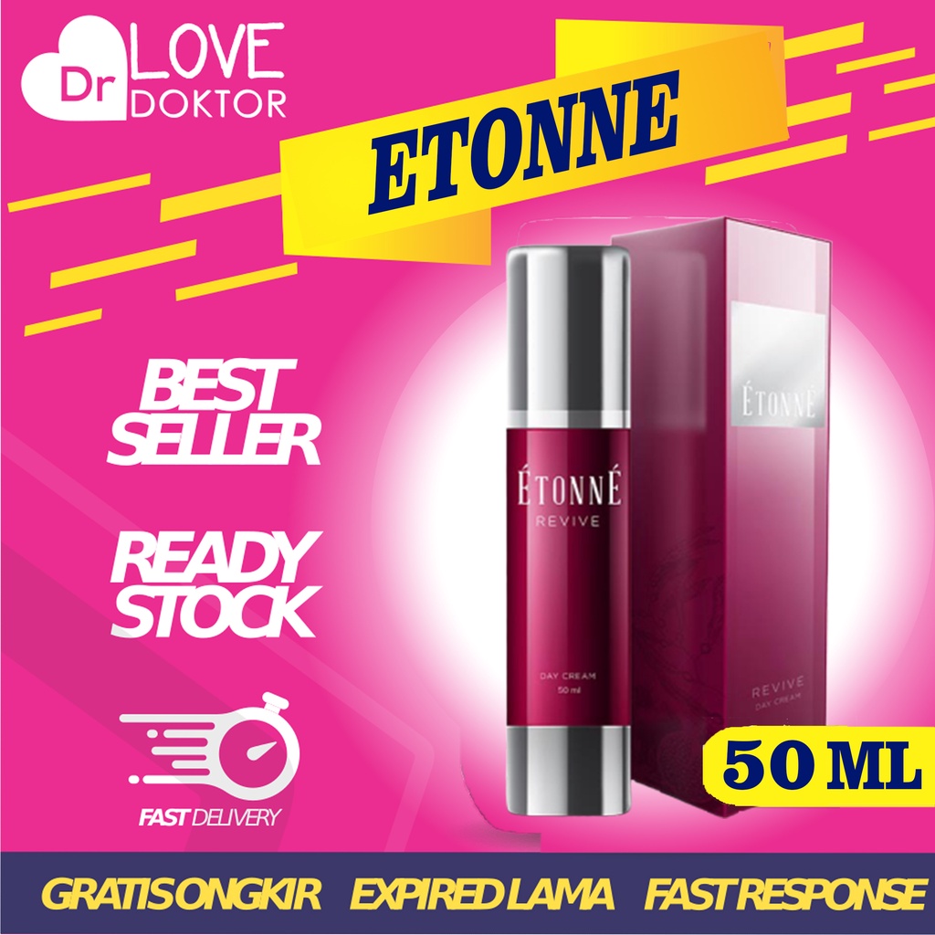 ETONNE E TONNE REVIVE DAY CREAM KRIM VITAMIN PERAWATAN KULIT WAJAH PENUAAN DINI ANTI AGING 50 ML