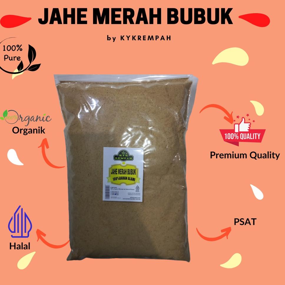 

❤[PROMO ⚡ALE!!!]❤ Jahe Merah Bubuk [100 gram], Tanpa Gula & Murni