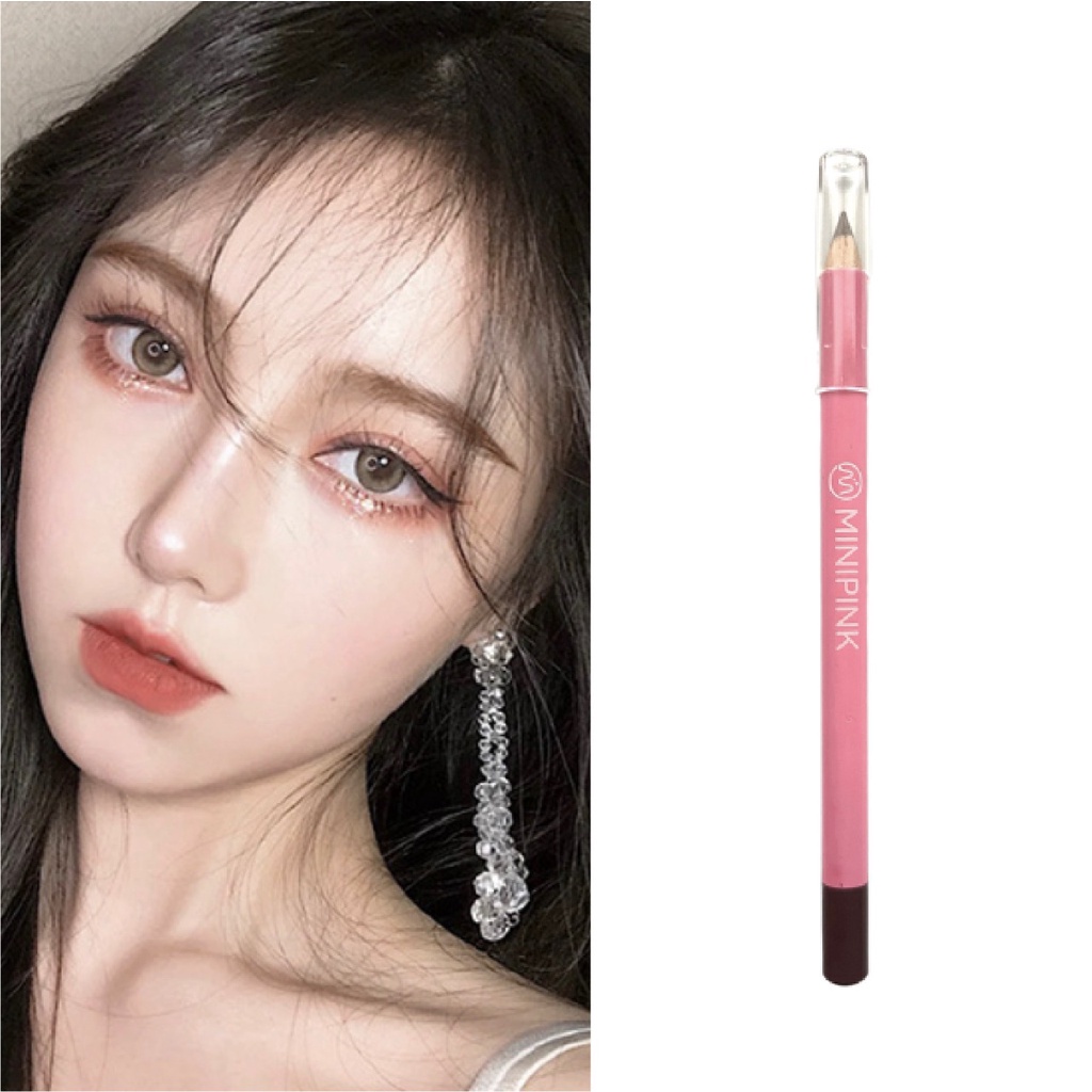 MINIPINK Eyebrow Pencil  Alat Riasan Alis Berkualitas dengan Formula Lembut, Anti Air, dan Tahan Lama MP009