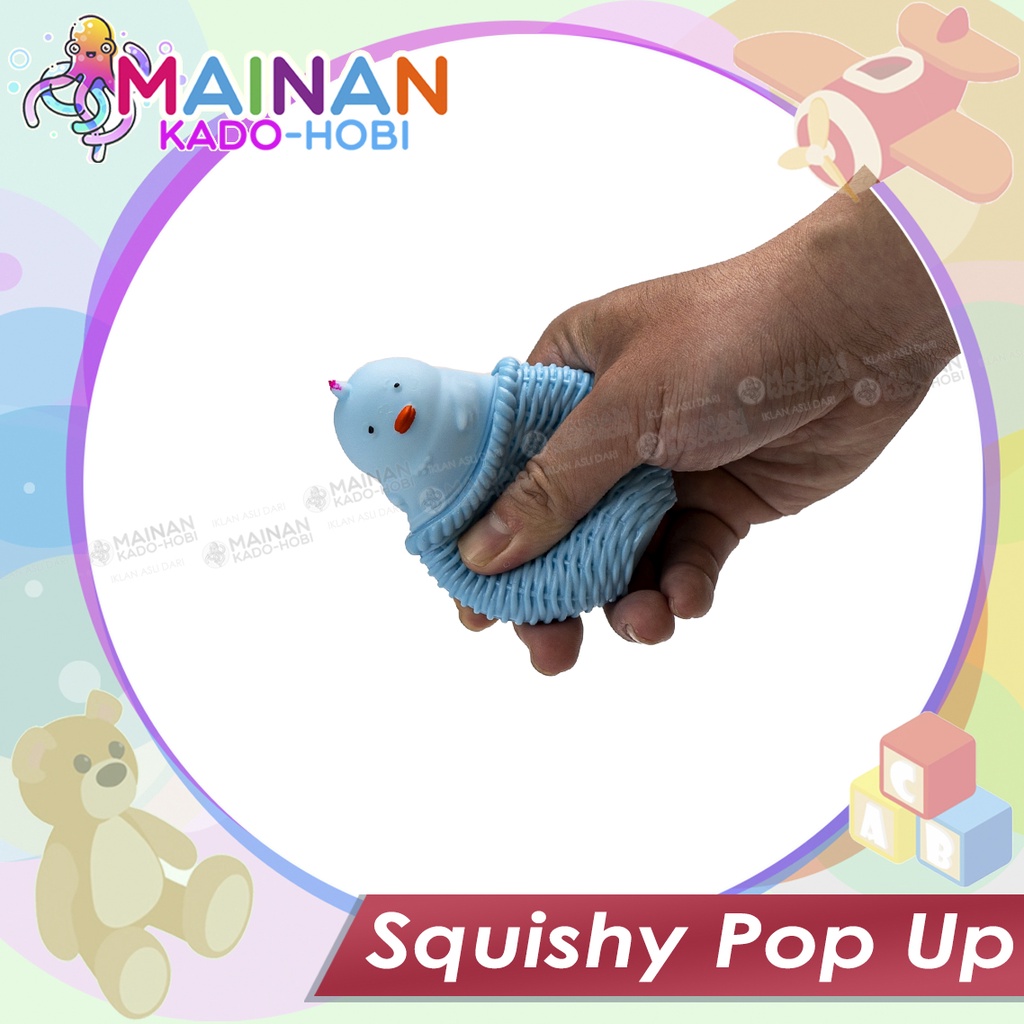 MAINAN ANAK STRESS GAME SQUISHY KARET KARAKTER LUCU AYAM CHICK