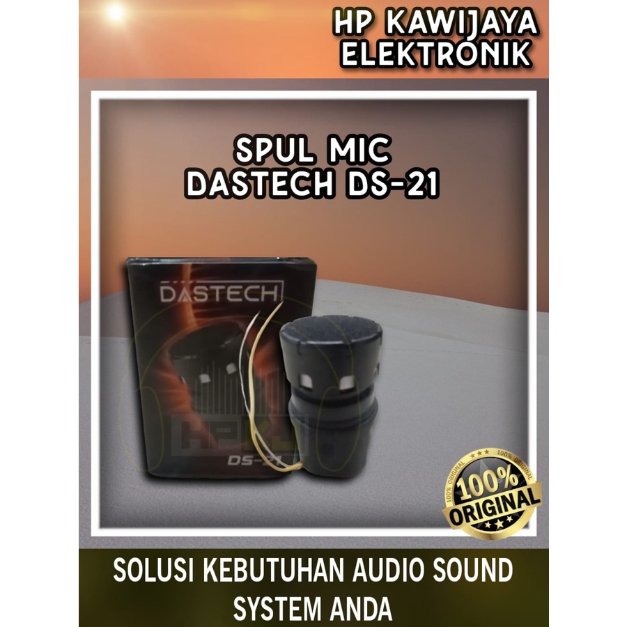 SPOOL MICROPHONE MIC DASTECH DS-21 SPUL MIC DASTECH DS 21