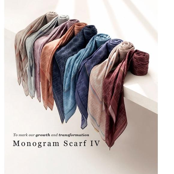 Flash Sale4.4 Monogram Kami scarf IV by Kami. Kamiidea 7AT