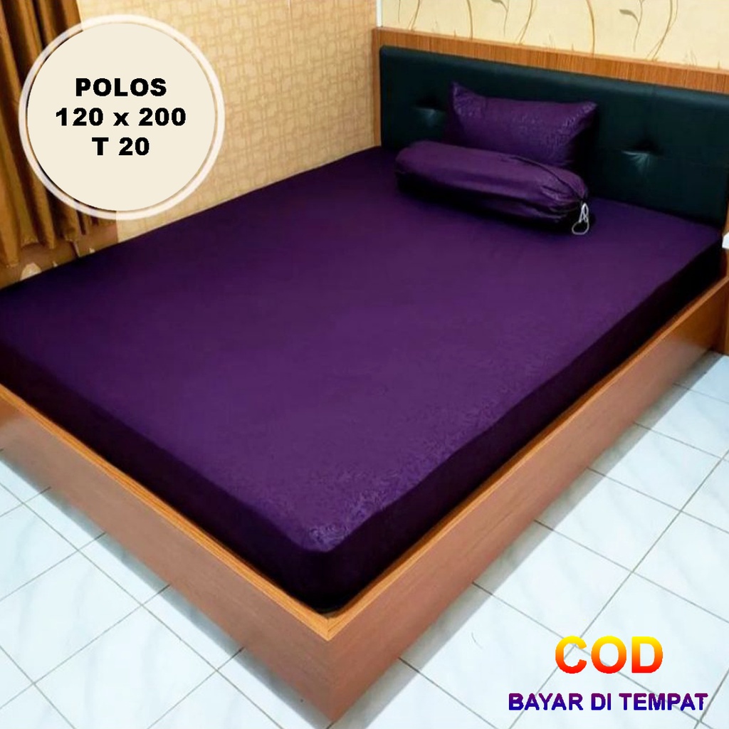 ✅COD Set Sprei Seprei 120x200 Dan 2 Sarung Bantal Guling Homemade Katun Embos Perlengkapan Dekorasi Kamar Rumah Aneka Warna Polos Terbaru