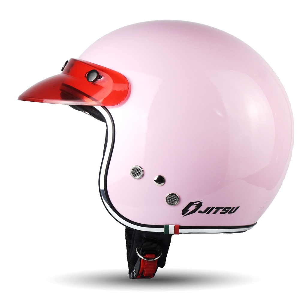 Jitsu Helm Retro Premium JR1 Soft Pink