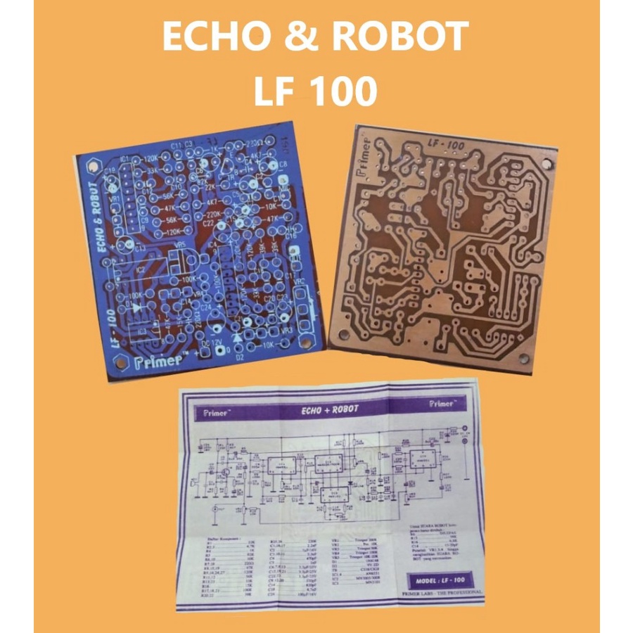 PCB Echo &amp; Robot (LF 100)