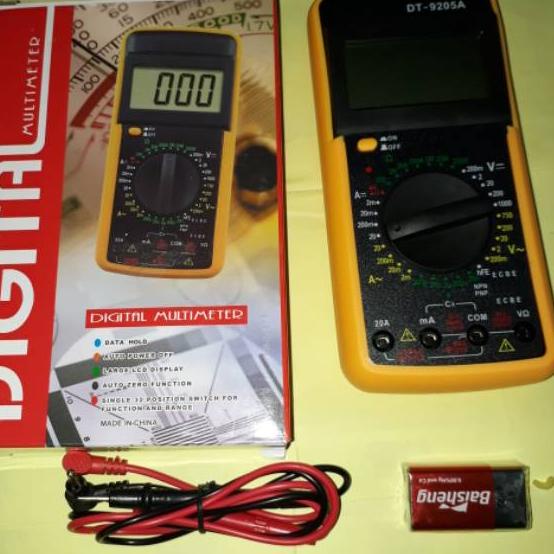◙ Digital Multimeter  Avometer DT-9205A Multitester Digital DT9205A ➸