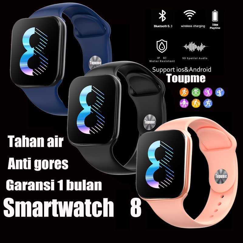 Smartwatch 8 Watch 8 ultra Smartwatch Series 8 i8 Pro Max Original ( 10 GAME+KALKULATOR ) Smartwatch S8 Smartwatch pria Smart Watch 8 Ultra Bluetooth Smartwatch Wanita SmartWacth