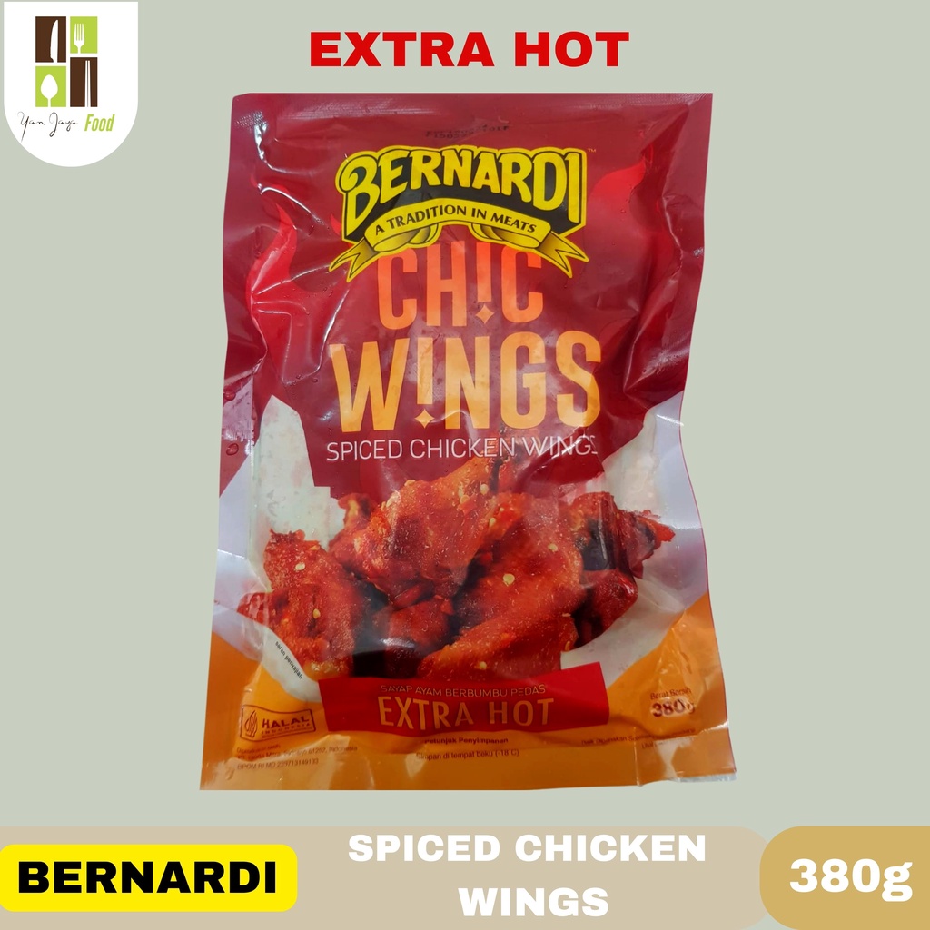 Bernardi Spiced Chicken Wings / Chic Wings / Spicy 380g