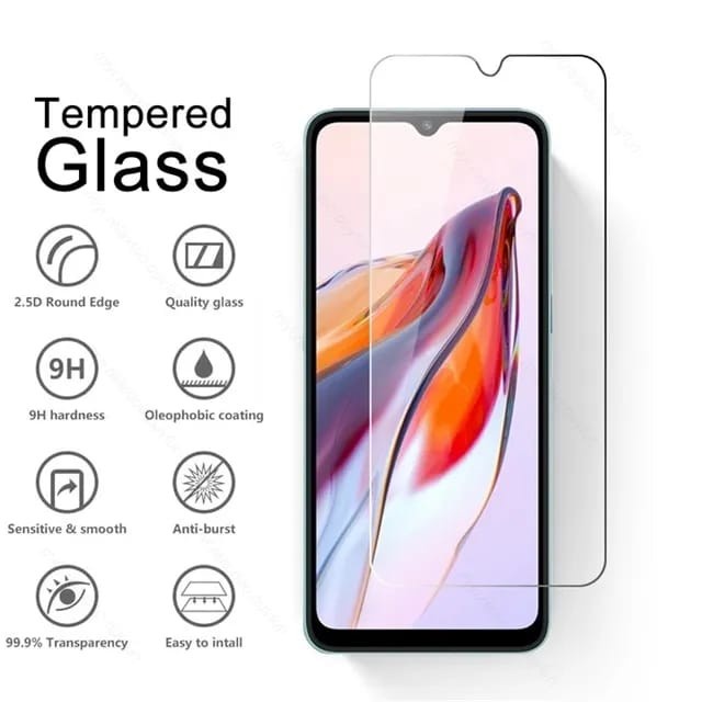 XIAOMI REDMI 12C 10 5G 10A 10C 10 9T 9 9A 9C TEMPERED GLASS CLEAR ANTI GORES KACA