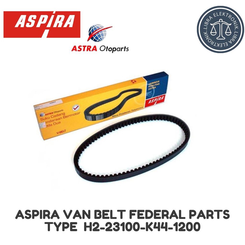 ASPIRA V BELT H2-23100-K44-1200 VAN BELT MOTOR BEAT ESP/BEAT POP/SCOOPY