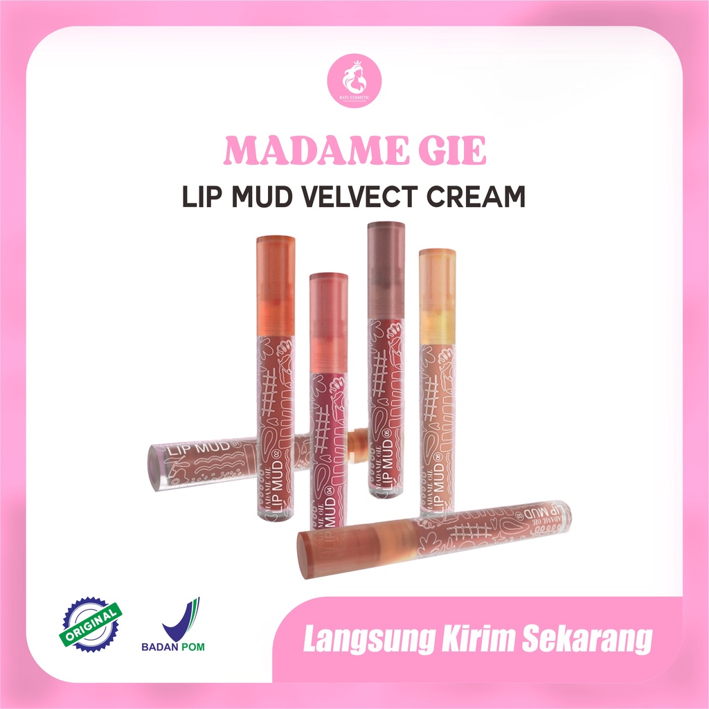 Madame Gie Lip Mud - velvet lip cream 5g