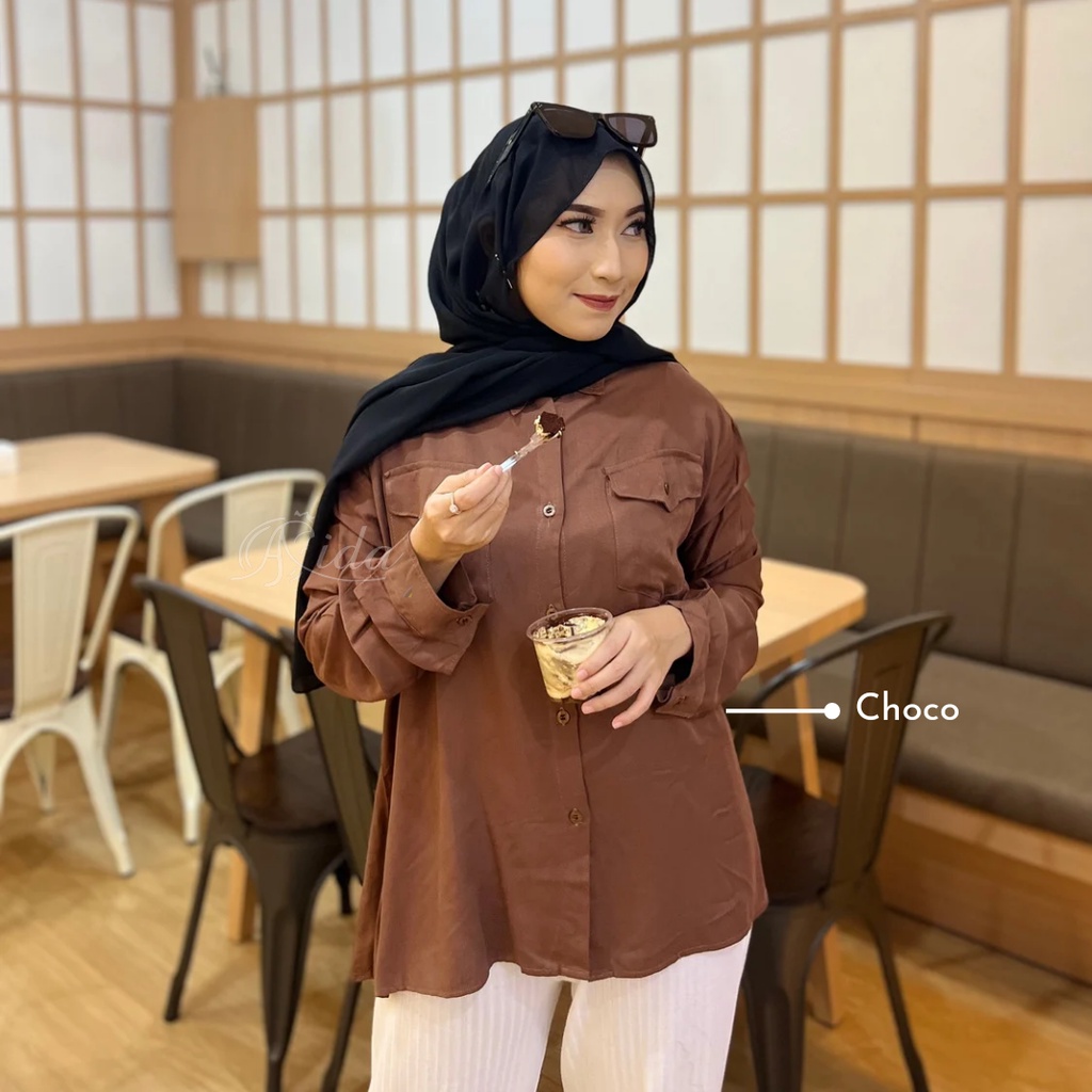 Elena Shirt Pocket Rayon Grade A