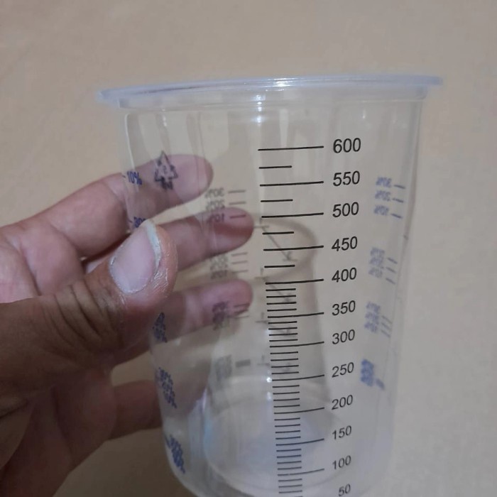 [Gelas Takar] Gelas Ukur/Takar Campuran Cat 600Ml [Pengukur]