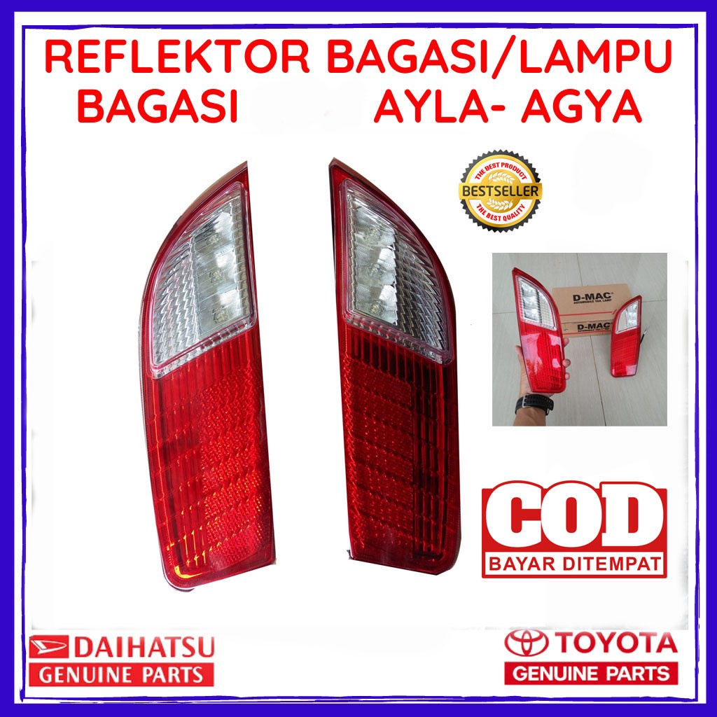 Reflektor LED Bagasi Belakang Ayla Agya 2013 - 2017