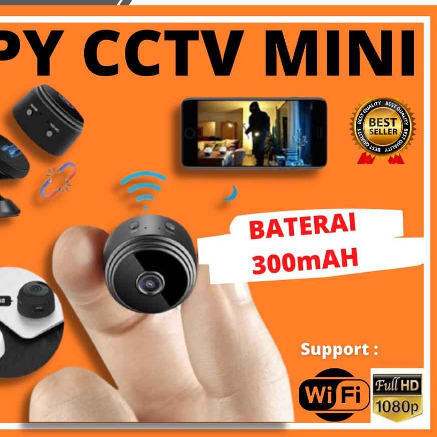 ♣ CCTV Mini Tersembunyi Tanpa Kabel Kamera Pengintai Mini Kamera CCTV Mini Ip Camera ➲