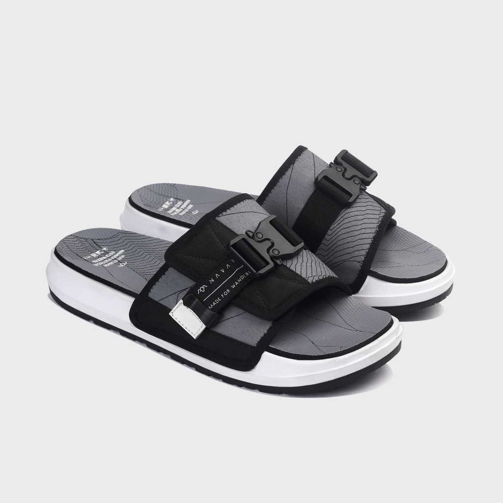 Ripple Dusty | Sandal Slider Ringan Slop Casual Santai Sendal Slide Simple Pria Men Sendal Footwear | FORIND x Navara