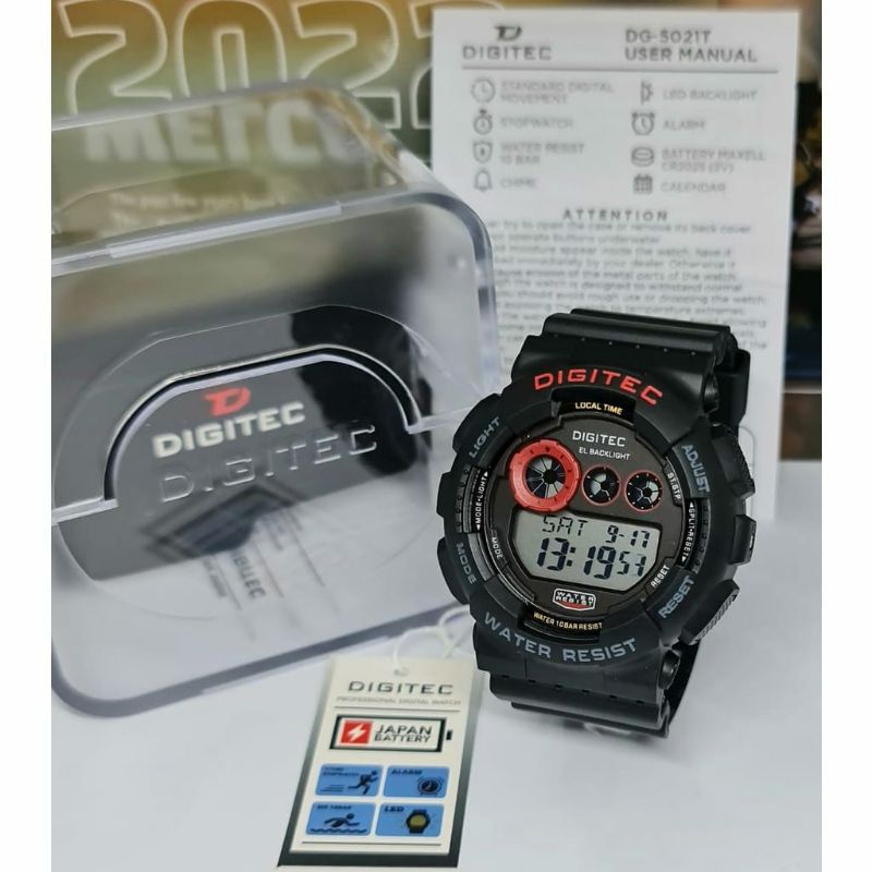 DG 5021 JAM TANGAN DIGITEC ORIGINAL WATERPROOF