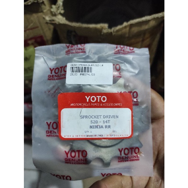 gir gear depan ninja 150 RR 520-14T