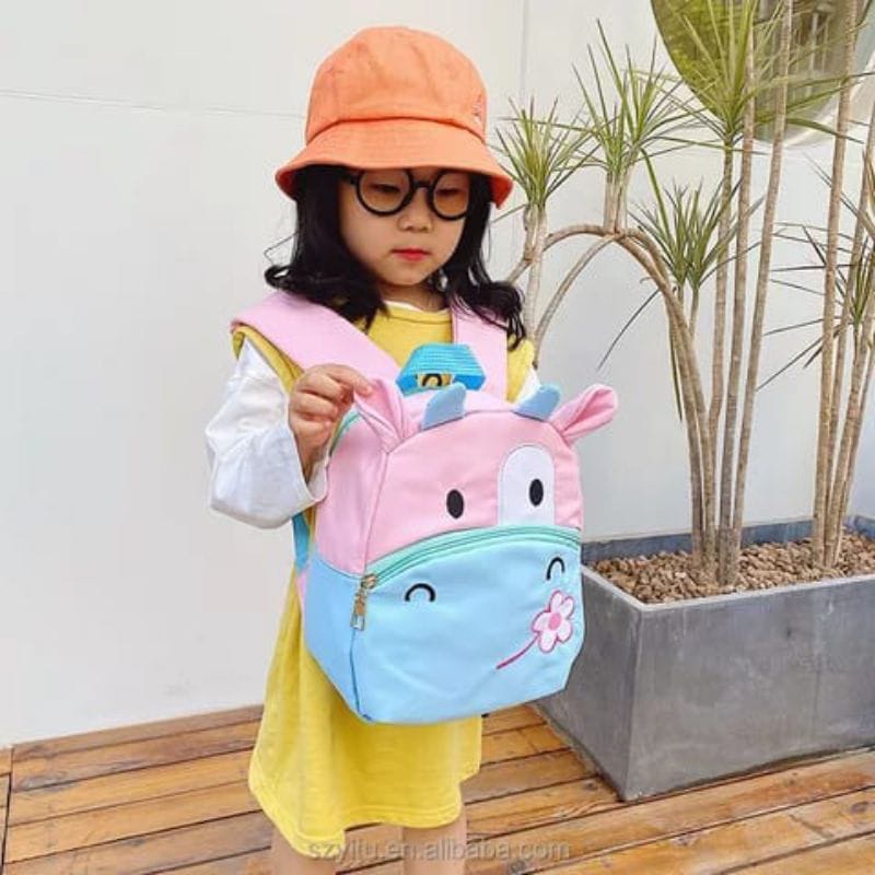 Tas TK SD Anak Perempuan Ransel Sekolah Sapi Timbul Ice Cream Boba Unicorn Kuda Pony