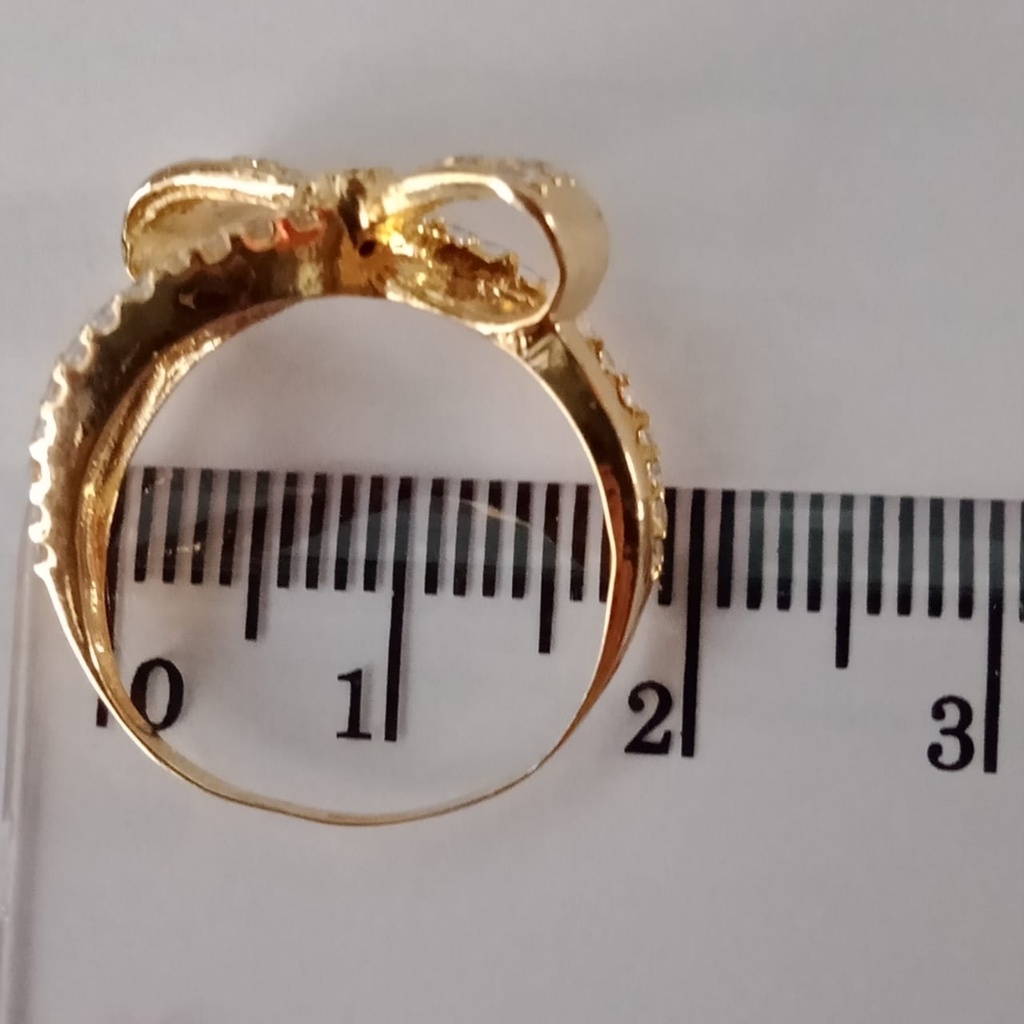 Cincin Emas 17K - 2.5 Gr Kadar 750 - 4392