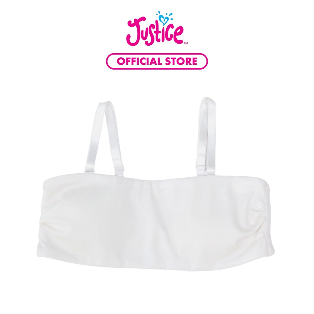 Justice Girls Bandeau Bras - Miniset Anak Perempuan (Putih)