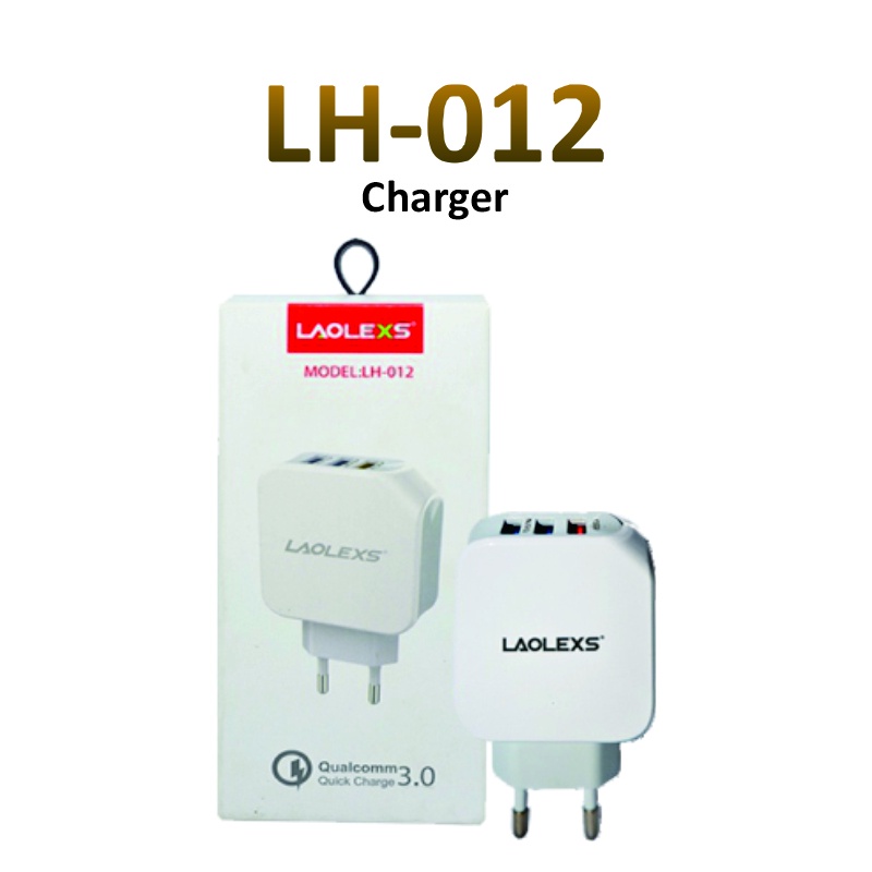 Adaptor Charger LAOLEXS LH-012 Qualcomm 3.0 - Dengan 3 Port USB Fast Charging