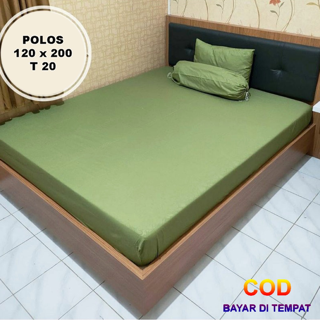 ✅COD Set Sprei Seprei 120x200 Dan 2 Sarung Bantal Guling Homemade Katun Embos Perlengkapan Dekorasi Kamar Rumah Aneka Warna Polos Terbaru