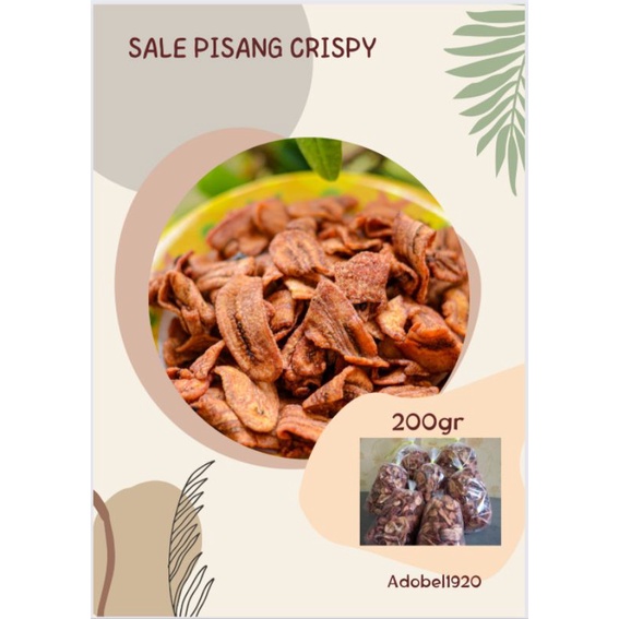 

KERIPIK PISANG SALE KERING/PISANG OVEN KERING BERAT 200 gram