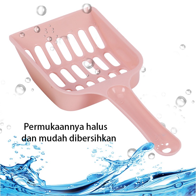 Sekop Pasir Kucing Sekop Kotoran Kucing Anjing Hamster Hewan Cat Litter Scoop Plastik